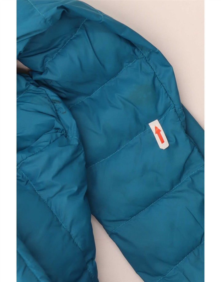 Mountain Warehouse Veste rembourrée à capuche pour femme UK 8 Small Bleu Nylon