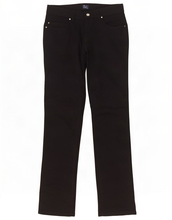 Trussardi Pantalon Droit Casual W28 L33 Bleu Marine Coton