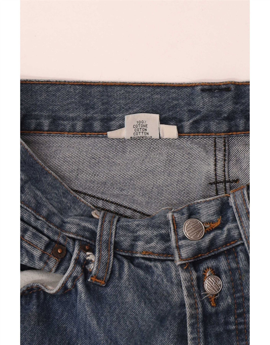 Replay Womens 901 Slim Jeans W32 L32 Blue Cotton