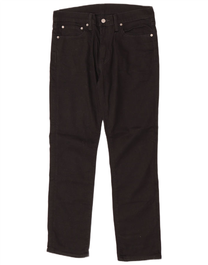 Levi's Mens 511 Slim Jeans W33 L32 Black Cotton