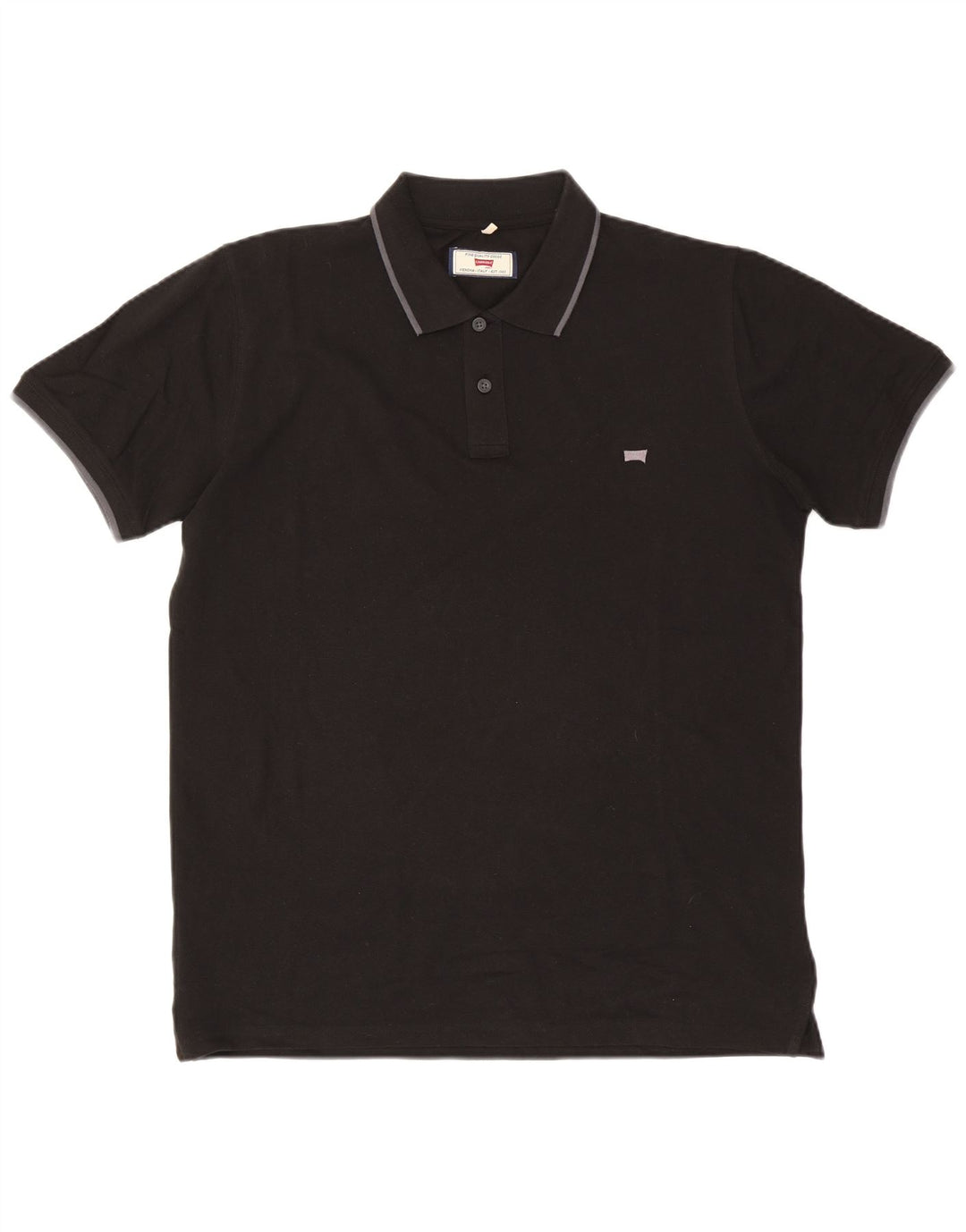 Carrera Herren Regular Poloshirt XL Schwarz Baumwolle
