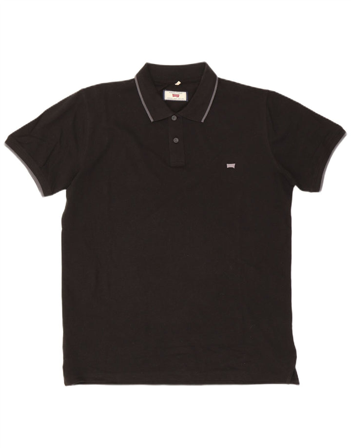 Carrera Herren Regular Poloshirt XL Schwarz Baumwolle