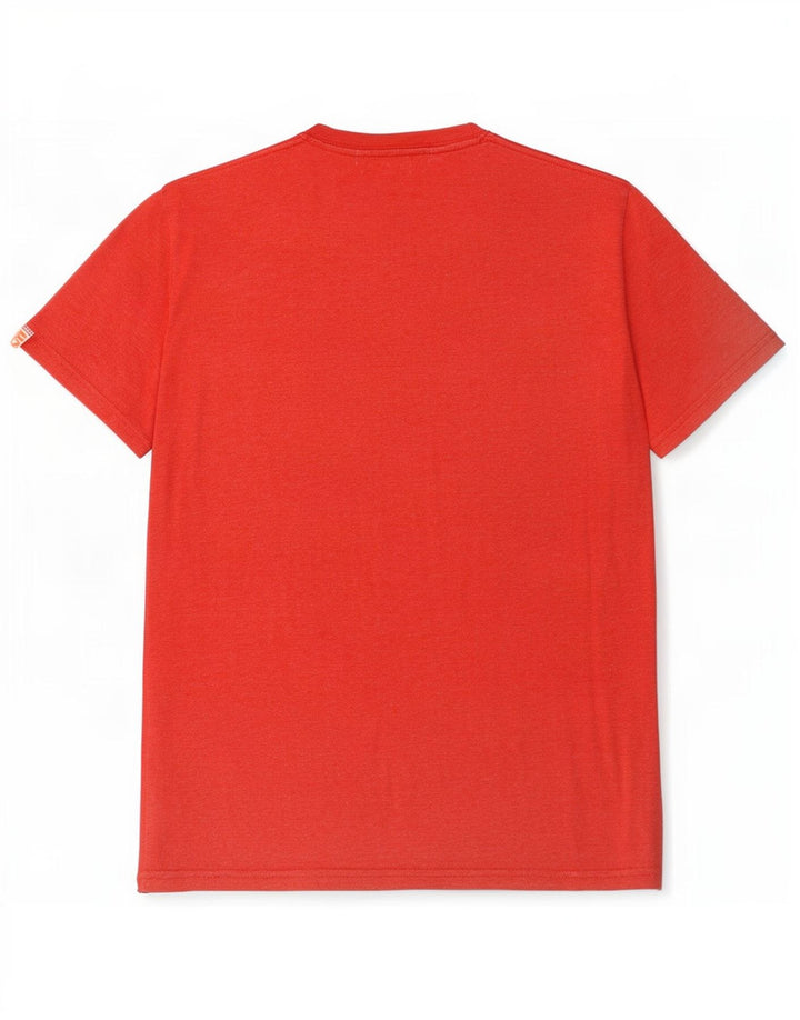 Ανδρικό γραφικό T-Shirt Superdry Top Large Red Polyester