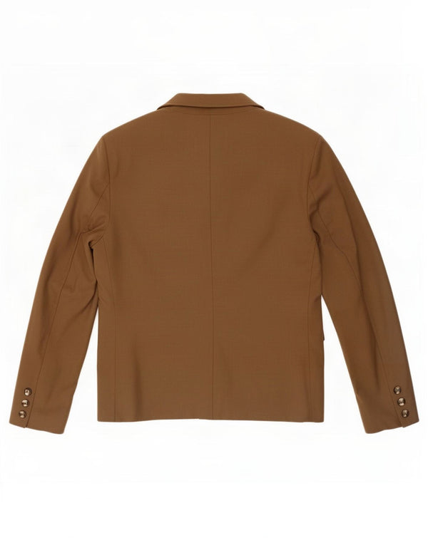 Benetton Chaqueta Americana De 3 Botones para Mujer UK 46 Large Caqui