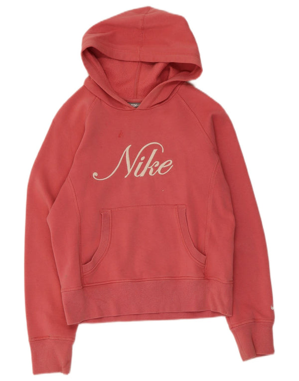 Nike piger grafisk hættetrøje 12-13 år stor pink bomuld