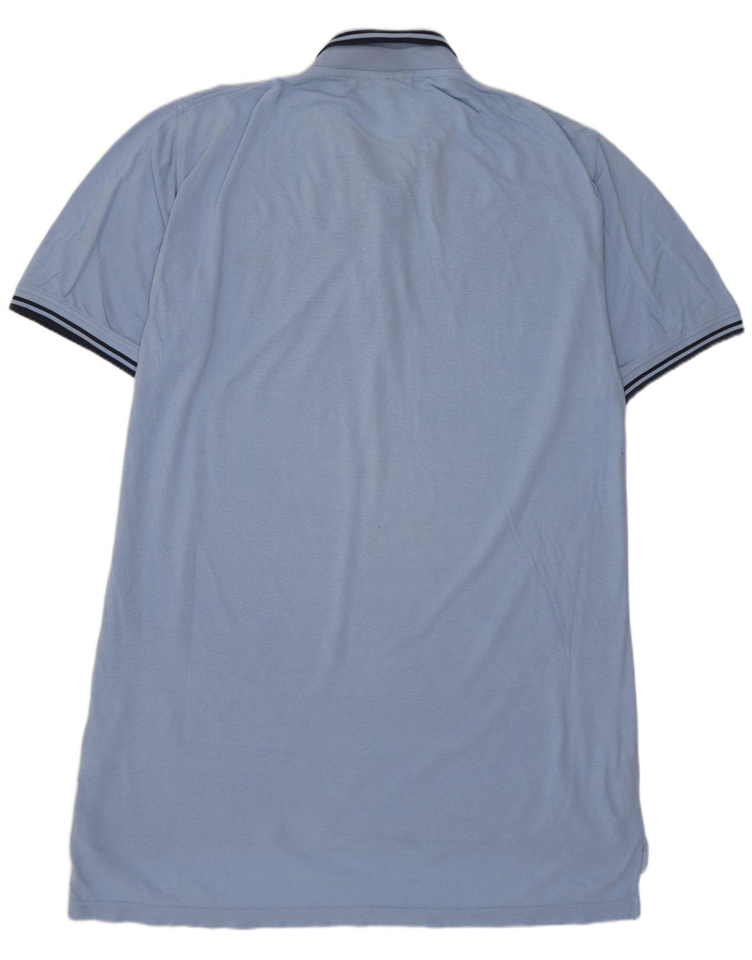 REEBOK Mens Polo Shirt Large Blue Cotton