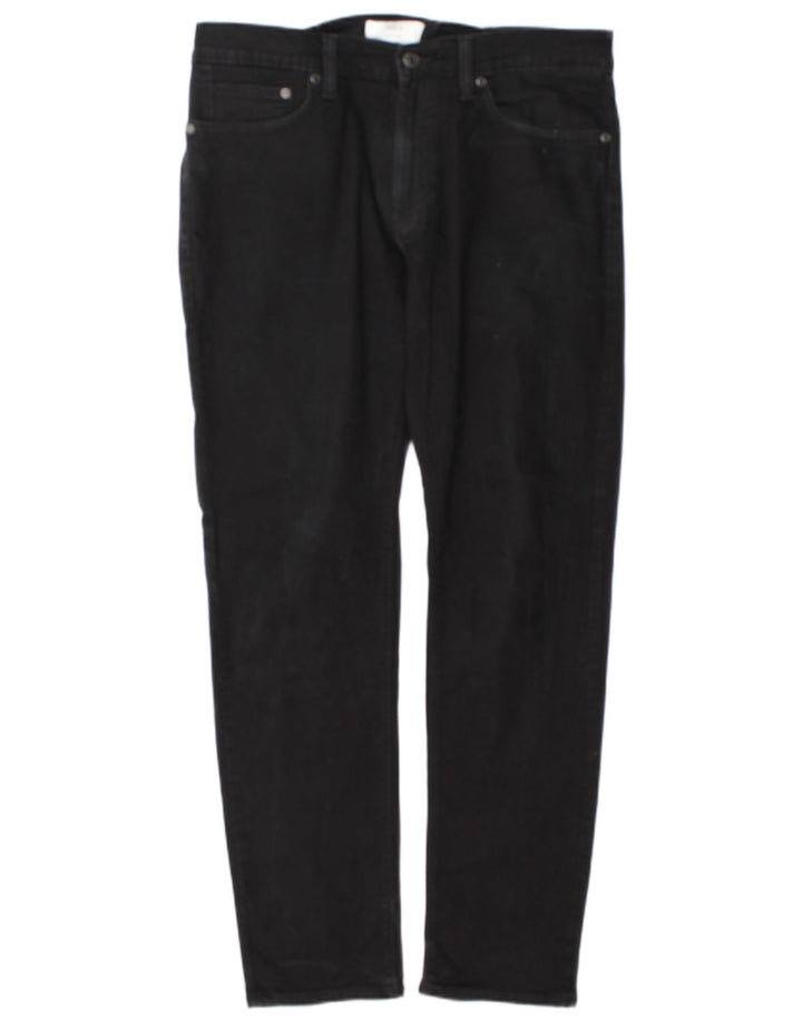 Marks & Spencer Mens Slim Jeans W34 L31 Black Cotton