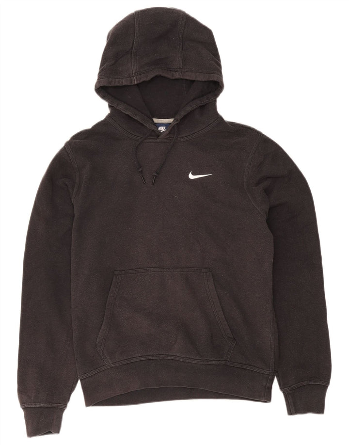 Nike Mens Hoodie Jumper Small Black Cotton