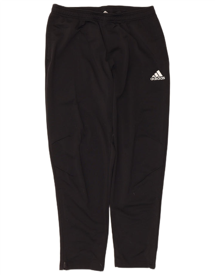 Adidas Mens Tracksuit Trousers Large Black Polyester Sports