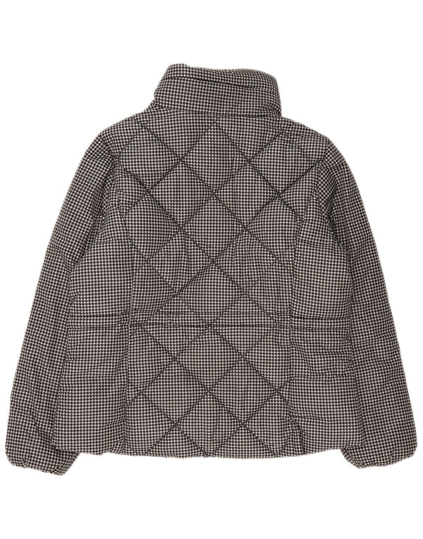 Marks & Spencer Damen Steppjacke UK 16 Large Schwarzer Hahnentritt