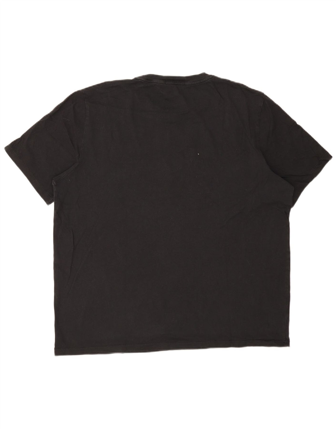 FRED PERRY Mens Graphic T-Shirt Top 2XL Black Cotton