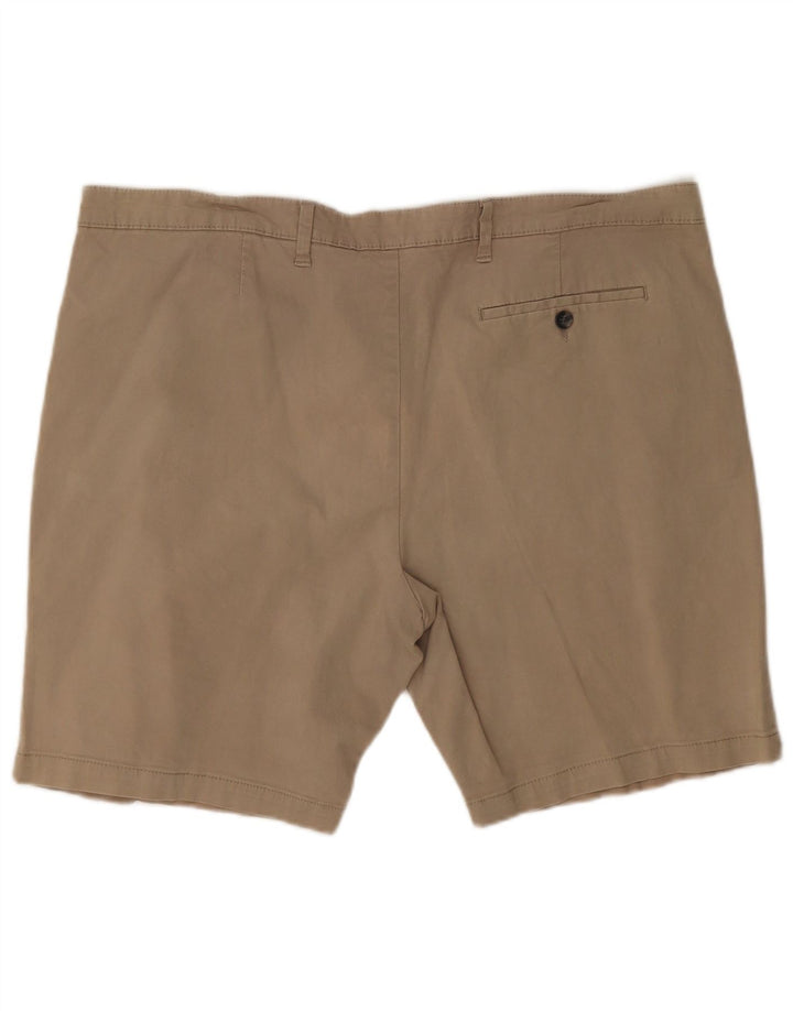 Marks & Spencer Mens Chino Shorts W44 2XL Khaki Cotton