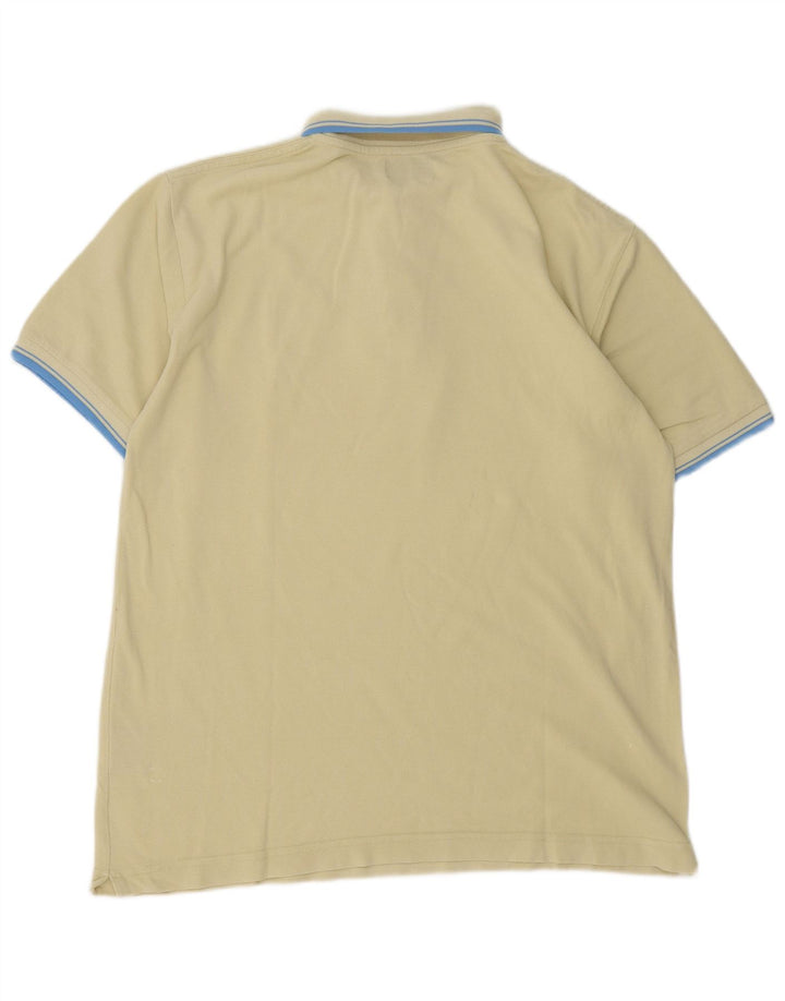 Kappa Mens Polo Shirt XL Yellow Cotton