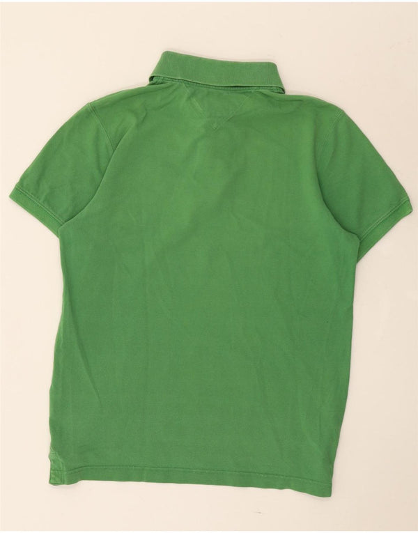 Polo da uomo Tommy Hilfiger grande in cotone verde
