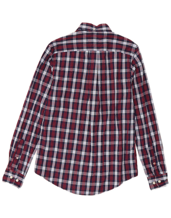 Camicia da uomo Tommy Hilfiger XS blu navy a quadri