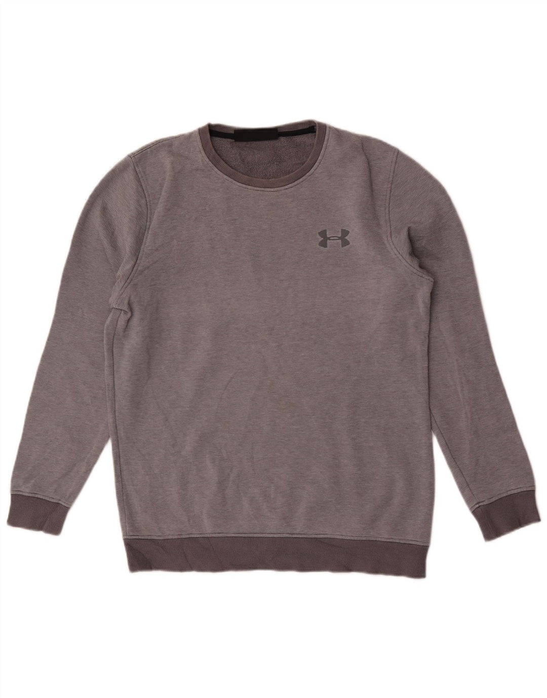 Under Armour Sweat-shirt pour homme Gris moyen à fines rayures