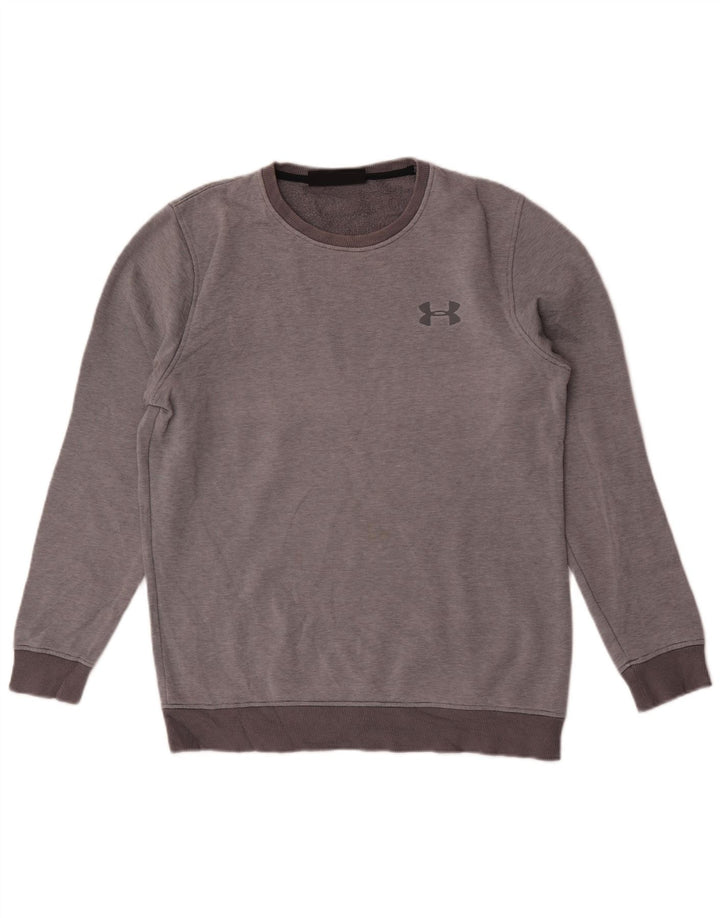 Under Armour Sweat-shirt pour homme Gris moyen à fines rayures