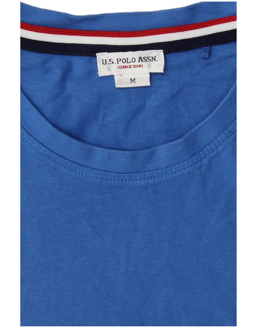 U.S. Polo Assn. Mens T-Shirt Top Medium Blue Cotton