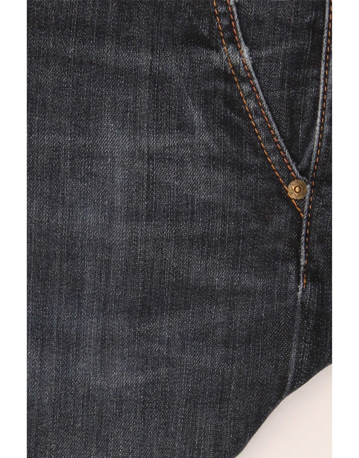Roy Rogers Mens Slim Jeans W32 L30 Navy Blue Cotton