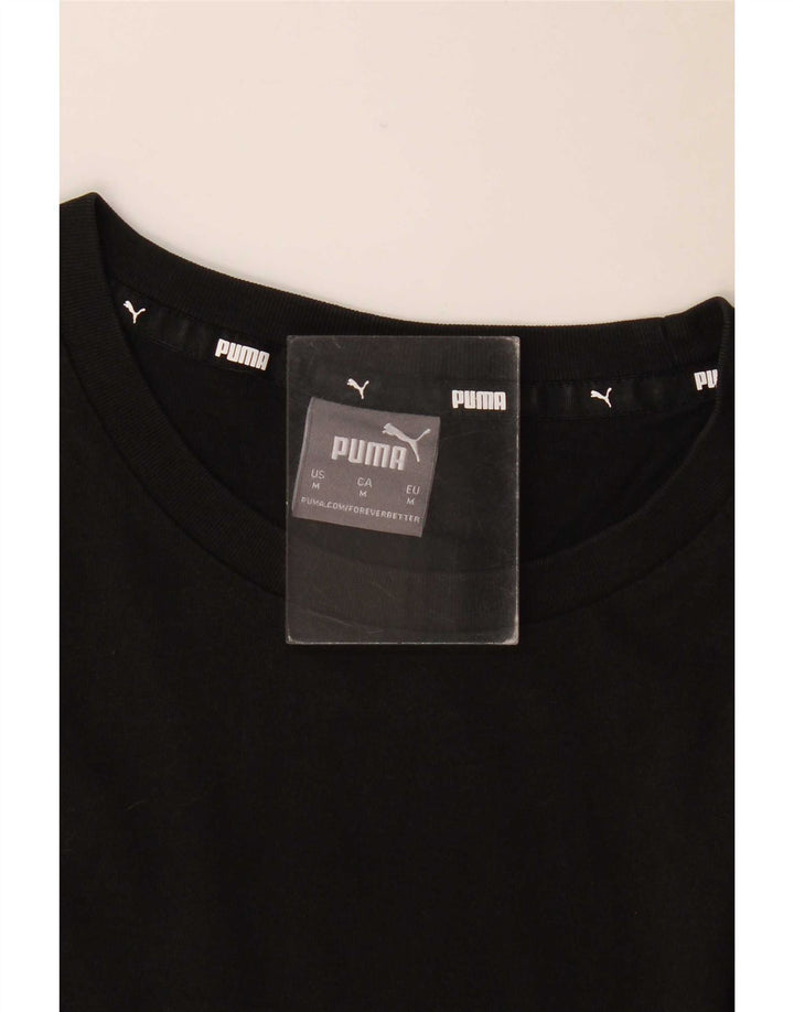Ανδρικό γραφικό T-Shirt Puma Top Medium Μαύρο
