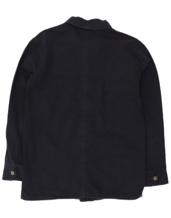 Jaqueta utilitária masculina French Connection UK 36 pequena azul marinho