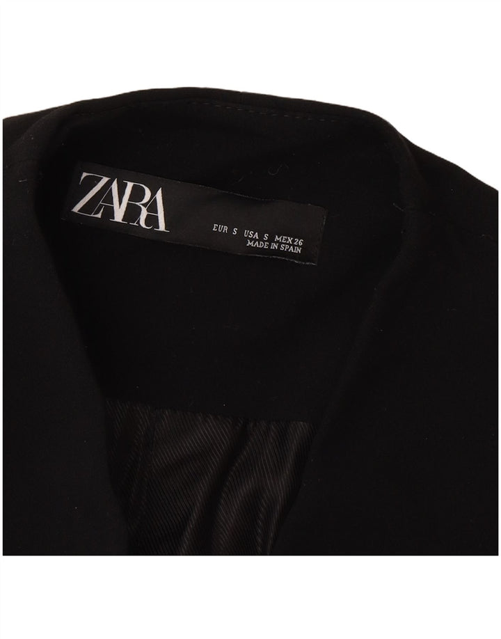 Zara Womens Blazer Jacket UK 10 Small Black