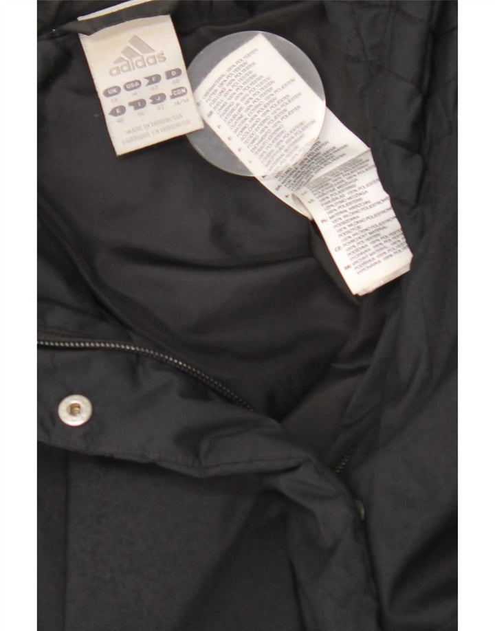 Adidas Chaqueta acolchada para mujer UK 44 Grande Poliéster negro