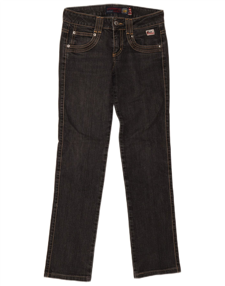 Roy Rogers Womens Straight Jeans W24 L29 Navy Blue Cotton