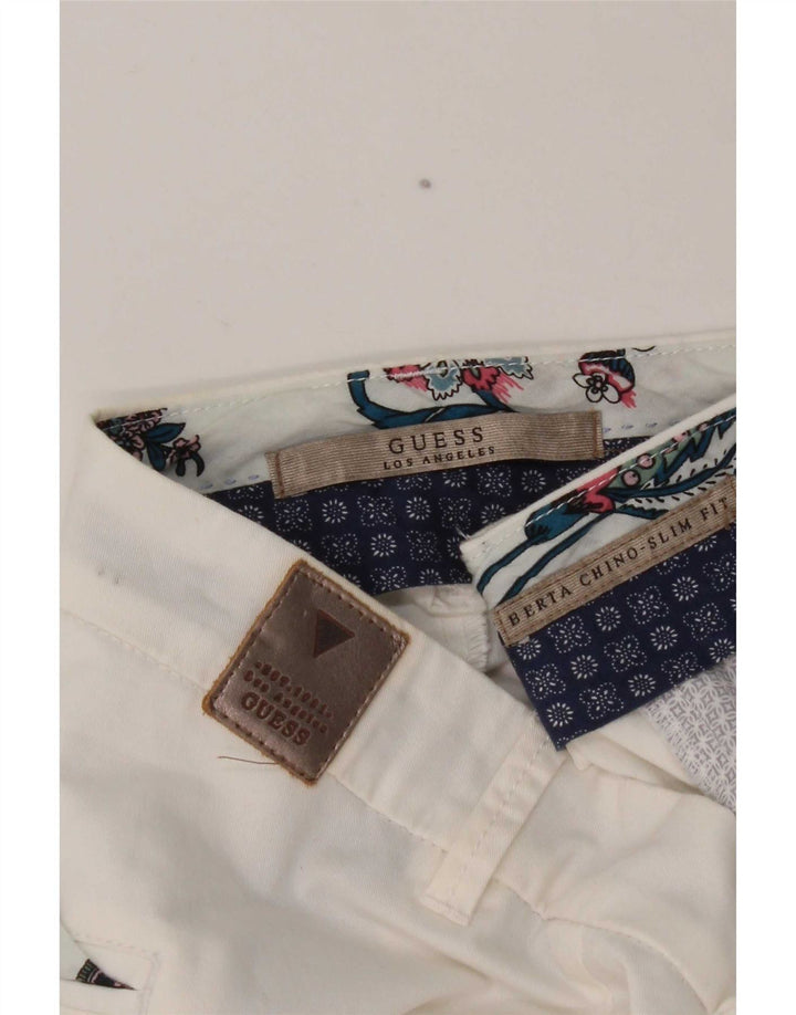 Guess Kvinder Berta Slim Fit Chinobukser W34 L29 Hvid