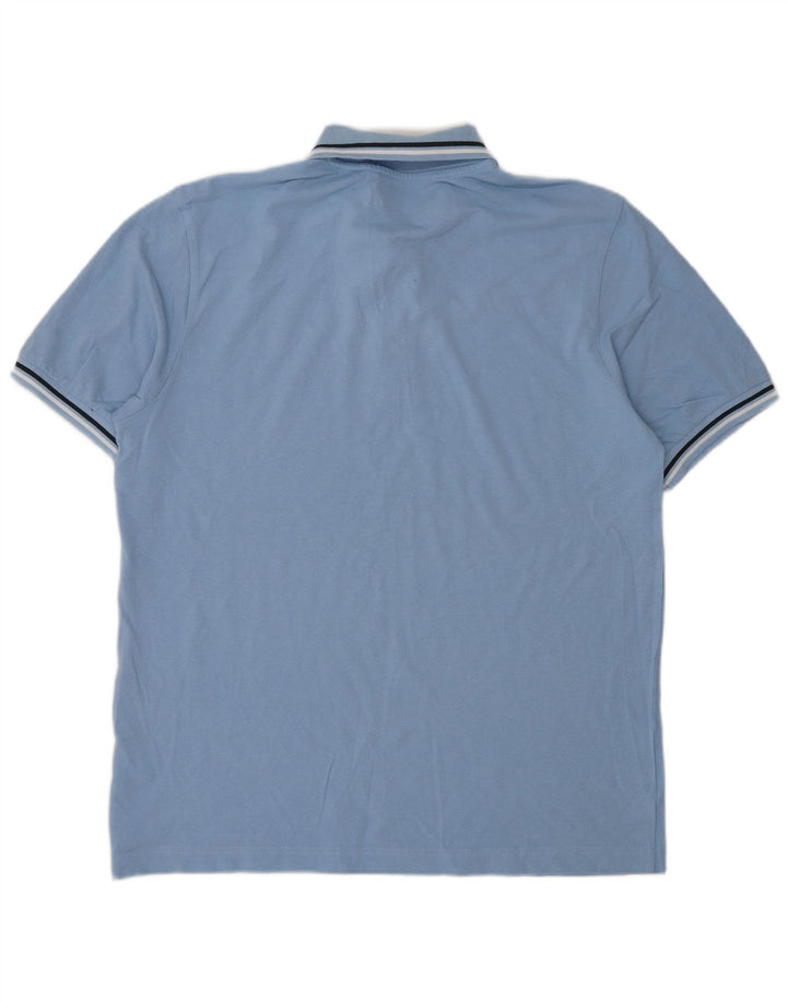Kappa Mens Polo Shirt XL Blue Cotton
