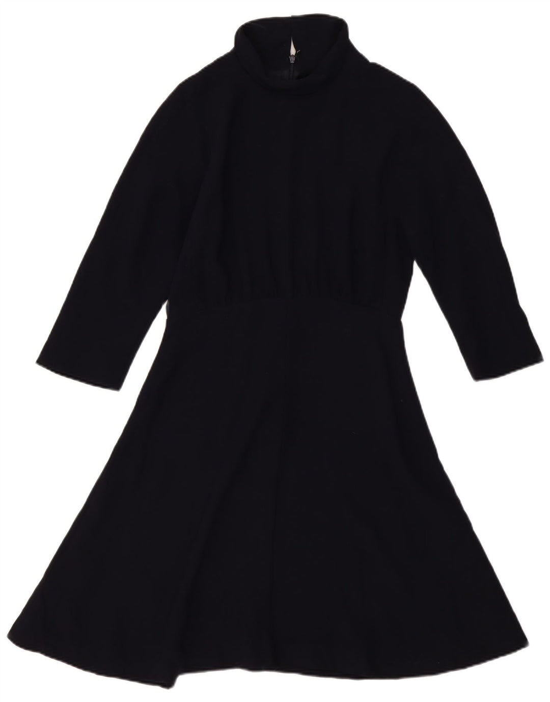 Jigsaw Damen-Kleid in A-Linie mit 3/4-Ärmeln, Größe M, Marineblau, Polyester
