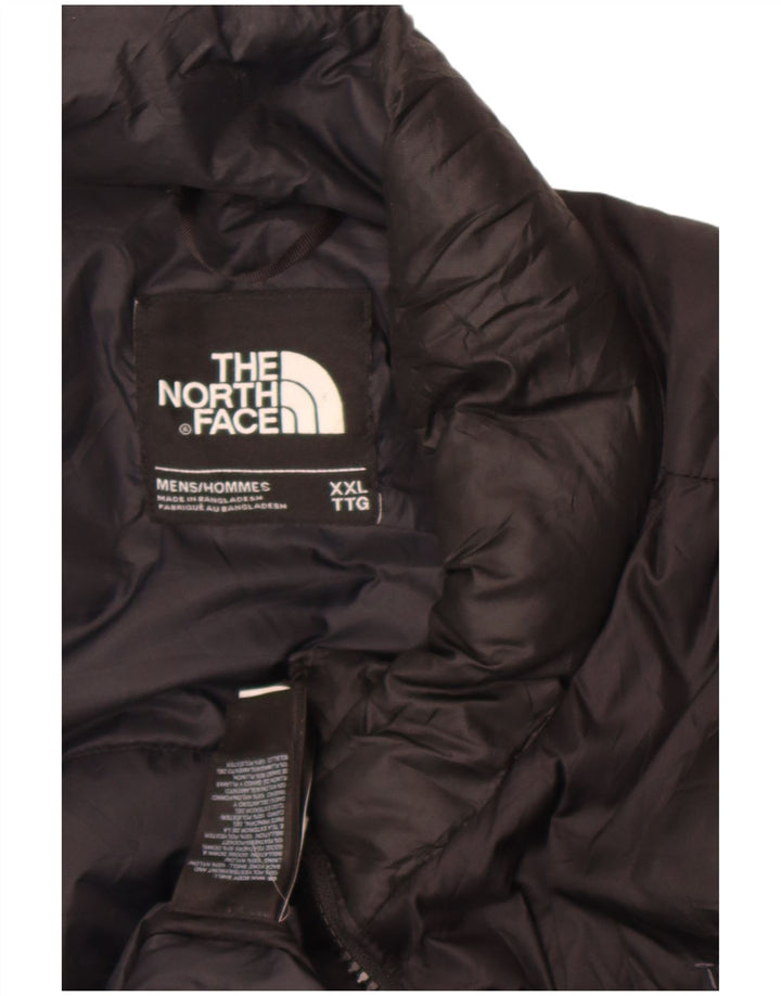 The North Face Herre Polstret Jakke UK 44 2XL Sort Polyester