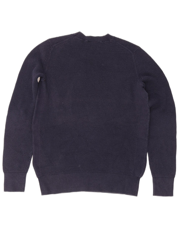 Gap Női Crew Neck Pulóver UK 6 XS sötétkék pamut