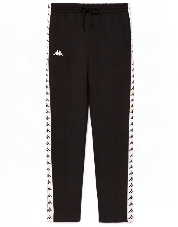 Kappa Womens Graphic Trainingshose UK 10 Small Black Colourblock