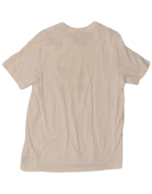 Adidas - Camiseta gráfica para hombre, talla grande, algodón blanco