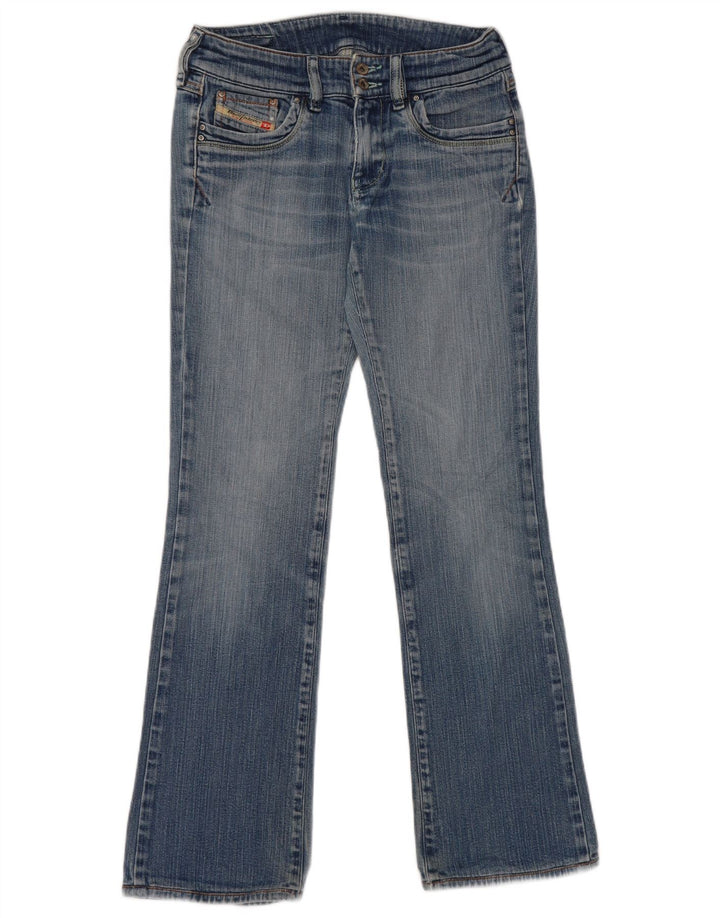 Diesel Damen Bootcut Jeans W28 L28 Blaue Baumwolle
