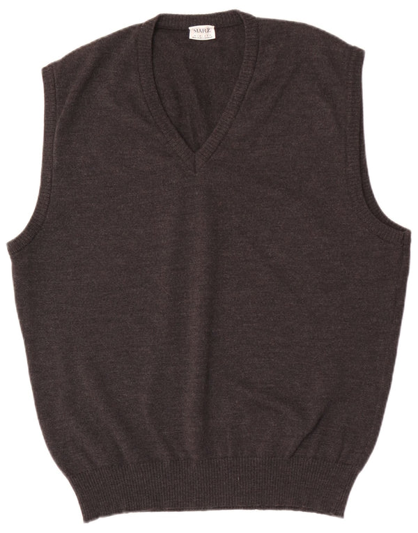 Canottiera da uomo Marz EU 54 Large Grey Wool