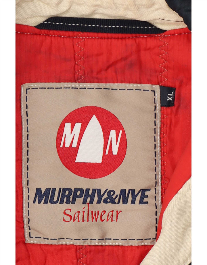 Murphy & Nye Mens Windbreaker Jacket UK 42 XL Navy Blue