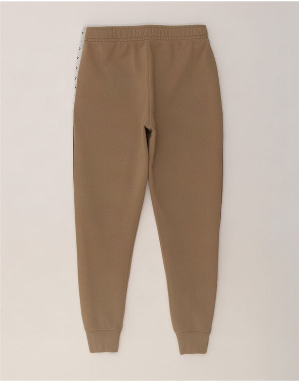 Nike Pantalon de survêtement pour femme UK 10 Small Beige Colourblock