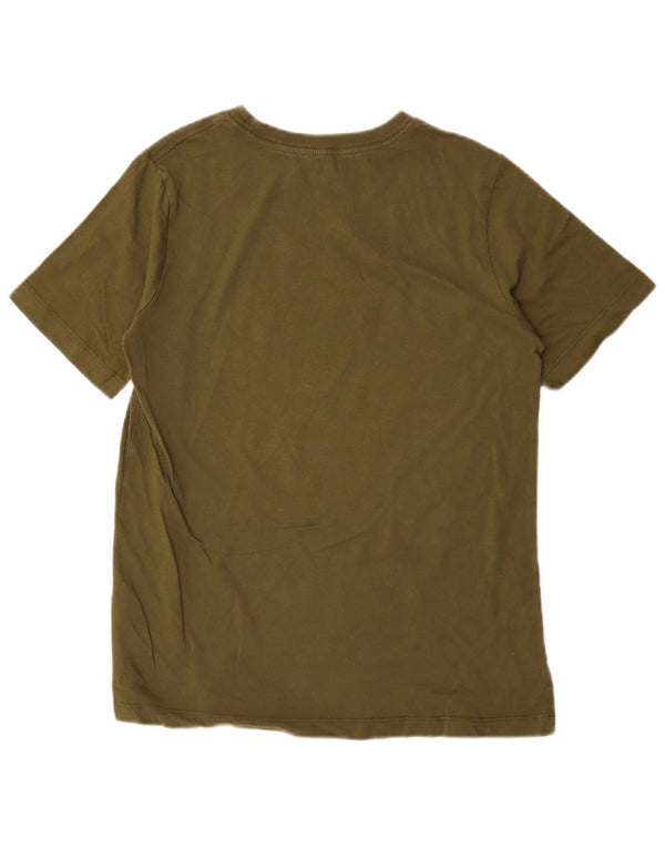 Nike Boys Grafisk T-Shirt Top 13-14 år XL Khaki Bomuld