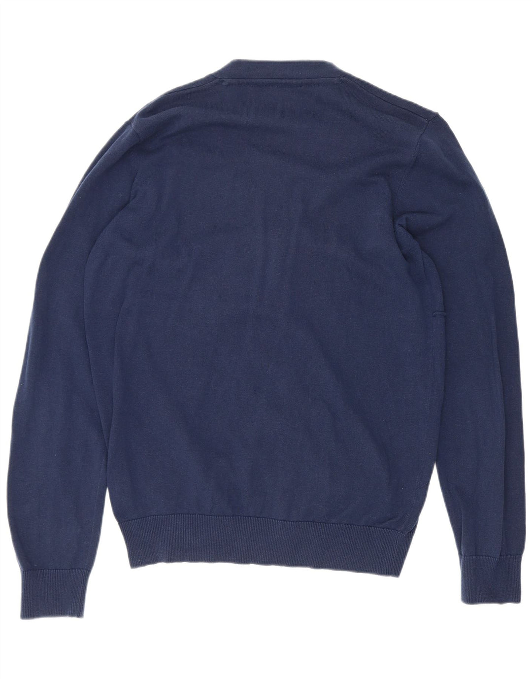 Richmond Pull Cardigan Homme Petit Bleu Marine Coton