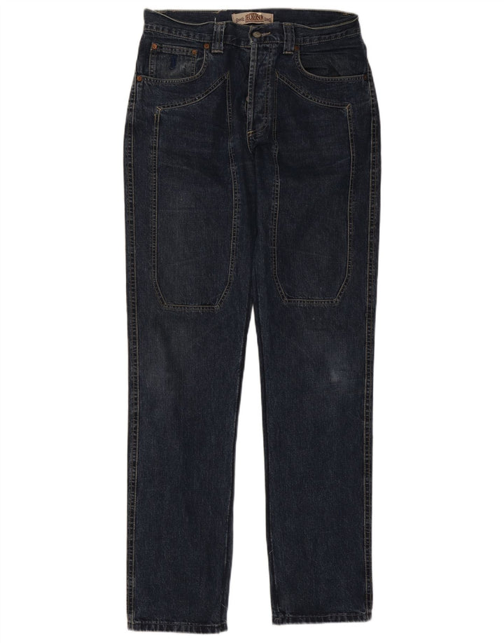Jeckerson Herren Straight Jeans W32 L34 Marineblau