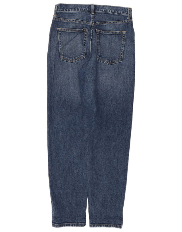 Gap Womens High Waist Tapered Jeans W26 L27 Blue Cotton