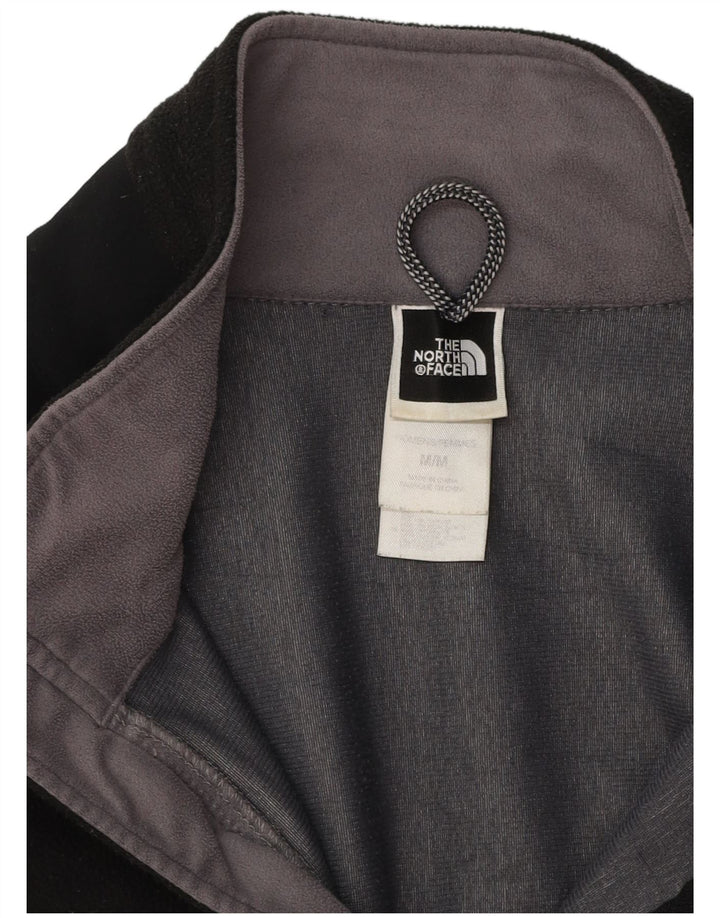 THE NORTH FACE Womens Fleece Jacket UK 14 Medium Black Polyester