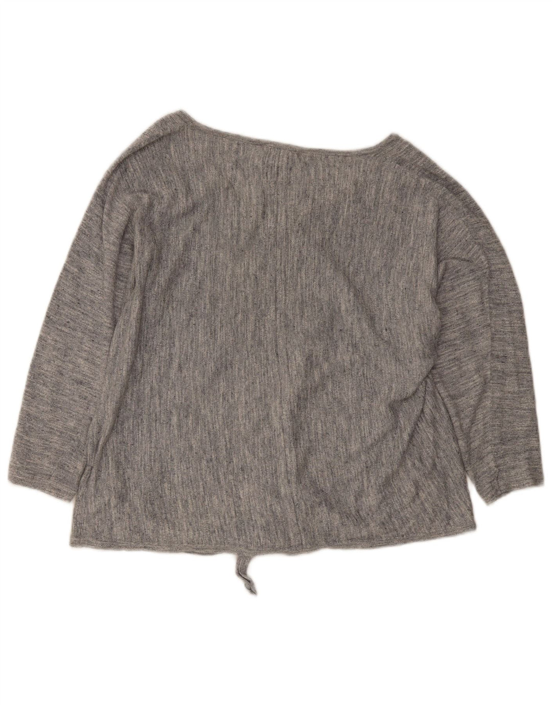 White Stuff Womens Top 3/4 Sleeve UK 16 Large Grey Linen