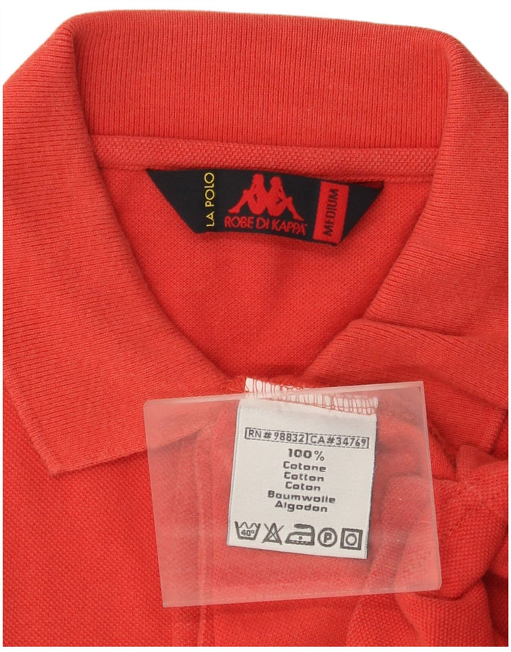 Kappa Polo Homme Orange Moyen Coton