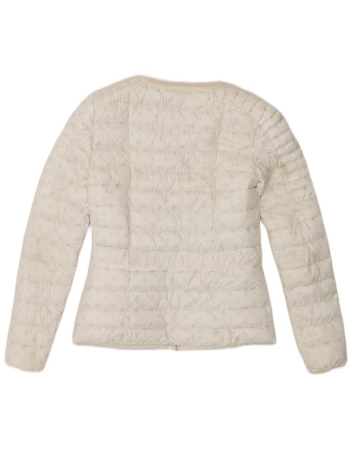 Guess Женская стеганая куртка UK 6 XS из полиэстера с белыми пятнами