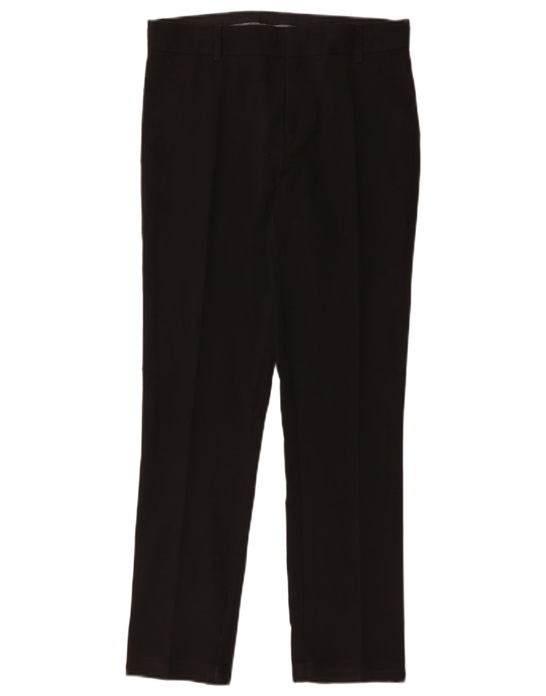 Marks & Spencer Boys Slim Suit Trousers 12-13 Years W28 L27 Black Polyester
