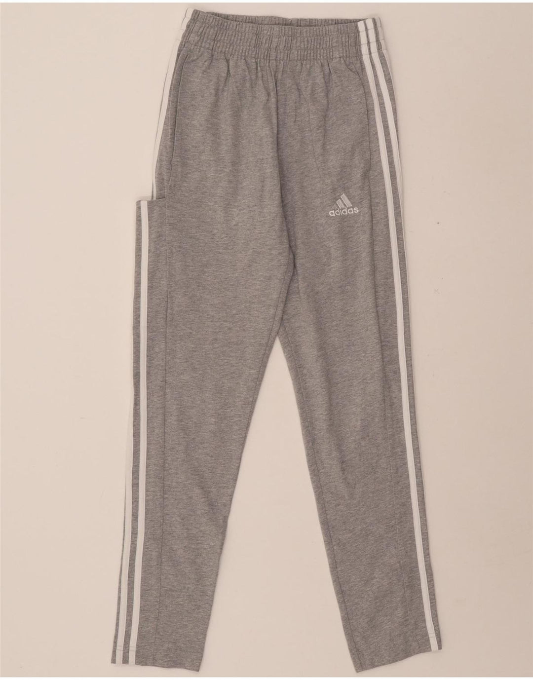 ADIDAS Mens Tracksuit Trousers XS Grey Cotton Vintage Adidas and Second-Hand Adidas from Messina Hembry 