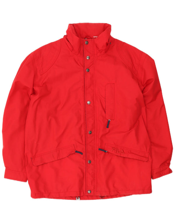 Fila Chubasquero Hombre IT 52 XL Rojo Poliamida Deportes